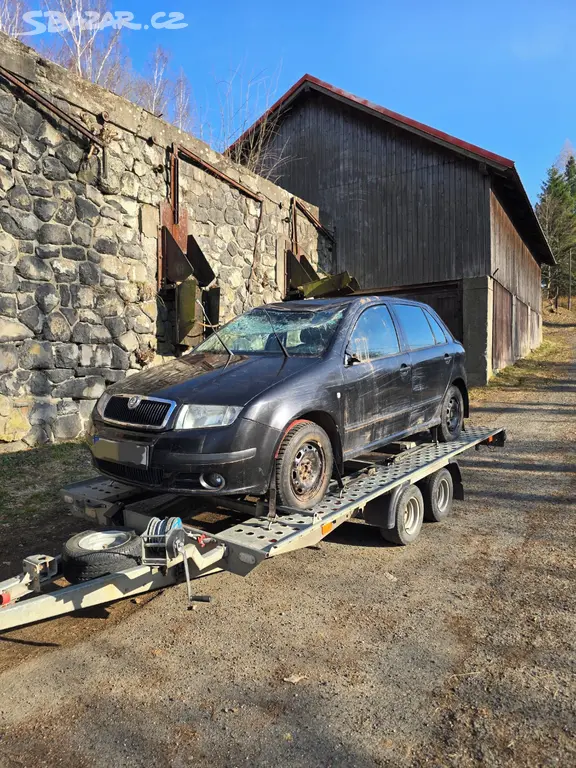 ŠKODA FABIA 1.2 HTP 47kw funkční motor typ AZQ